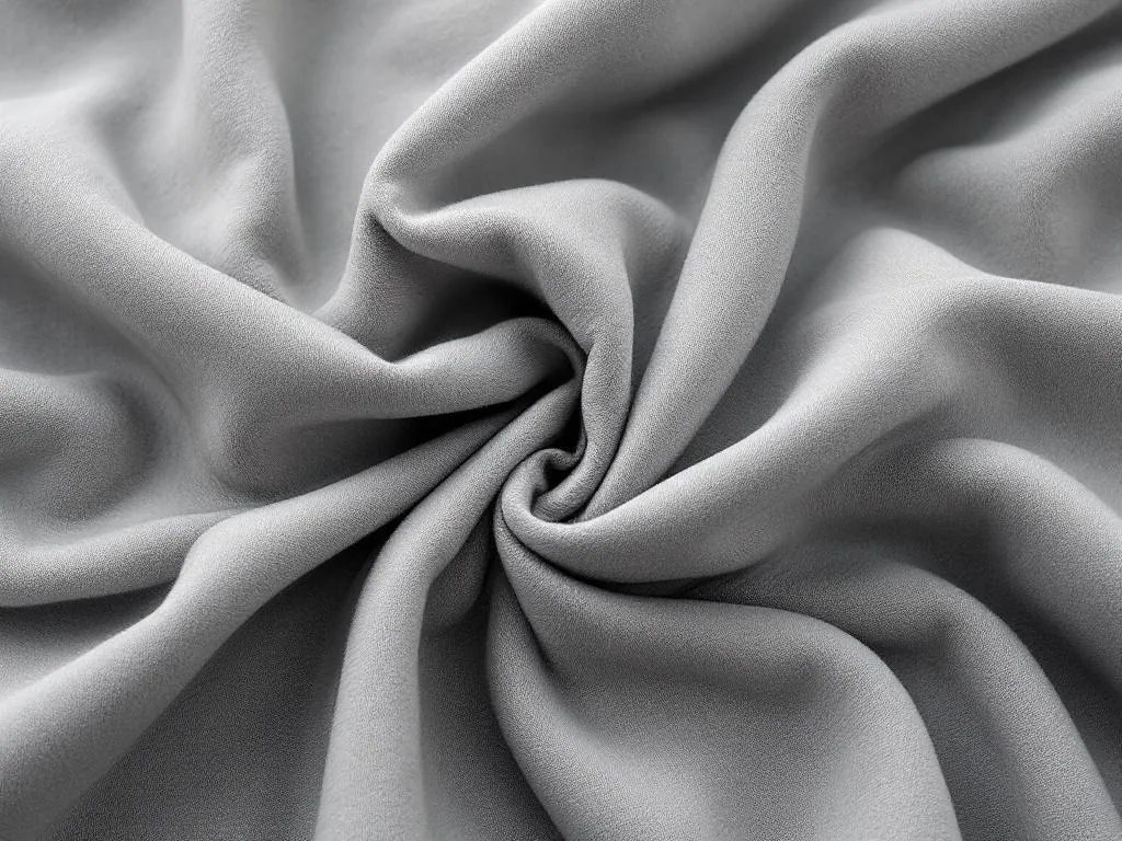 French terry knit fabric in warm grey cotton with soft hand, manufactured at Apex Corporation knitwear factory in Karachi Pakistan